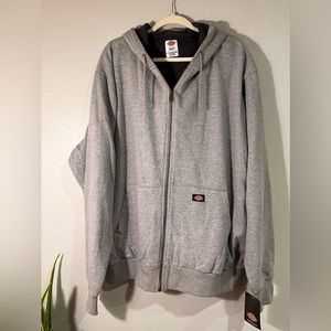 Dickies zip up hoodie grey